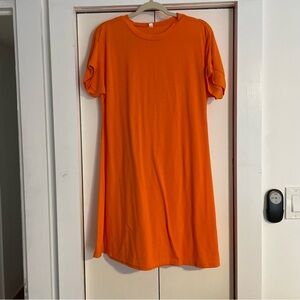 SHEIN Orange Casual Dress